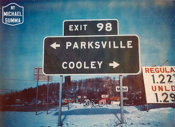 Exit 98 Westbound Sign-1976