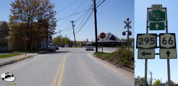 The End of NY 295 west