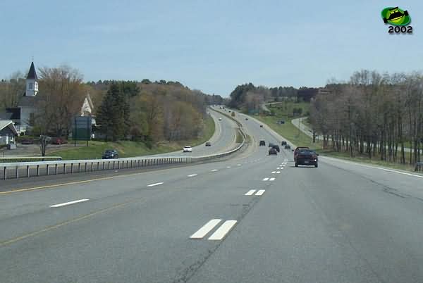 Eastbound NY 17 between JN 109 and110