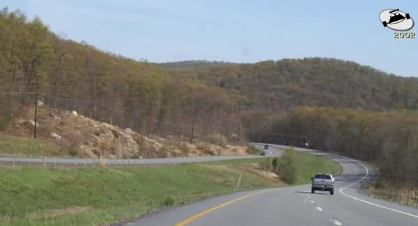 Dual Carriageway section of NY 17A near NY 17